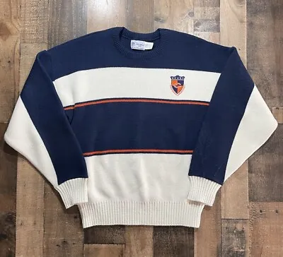 Vintage Chicago Bears Cliff Engle Knit Navy Sweater Pro Line  XL Mike Ditka • $64.99