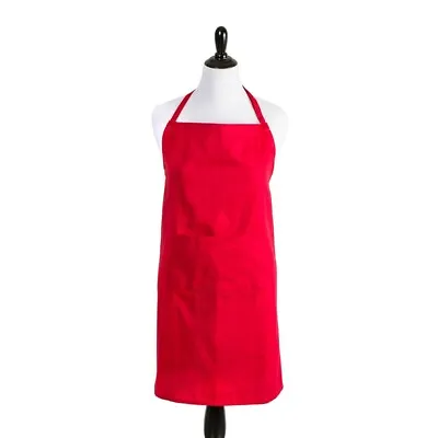 Pack Of 4 Unisex Adult Apron Men's Ladies Cooking Baking Kitchen BBQ Catering • £11.99