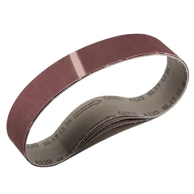 2 X 27 Inch Sanding Belt 320 Grit Sand Belts For Belt Sander 5pcs • $12.89