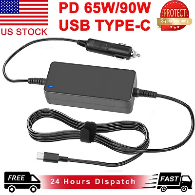 PD USB Type-C Car Charger For Asus Acer HP Dell Lenovo Samsung Chromebook Laptop • $14.99