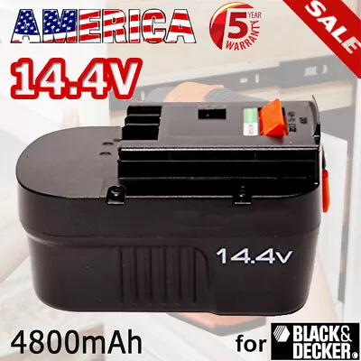 14.4Volt For BLACK & DECKER 14.4V A144 Slide Battery NiCD HPB14 FSB14 HPB14-OPE • $22.98