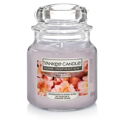 Yankee Candle Home Inspiration Small Jar Amber Musk 104g • £8.55