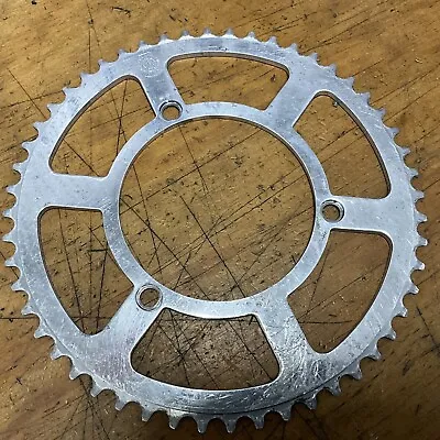 Vintage TA Specialties 52 Tooth 3 Bolt Chainring Silver  • $15.99