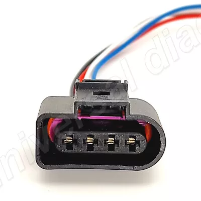 For VW AUDI VAG 1J0 973 704 4 Pin Wired Pigtail Connector Plug 1J0973704 4819035 • £6.99