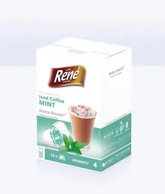 Rene For Dolce GUSTO MINT Iced Coffee Pods W/O Box 16ct. FREE SHIPPING • $14.99