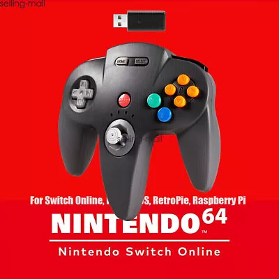 Wireless N64 Switch Online Controller For Nintendo Switch Mac Raspberry PC Win • $26.96