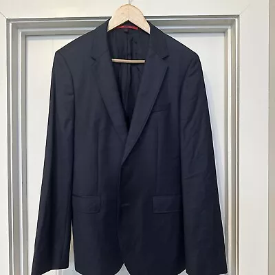 Hugo Boss Blazer 40R Navy  2 Button Sport Coat • $14