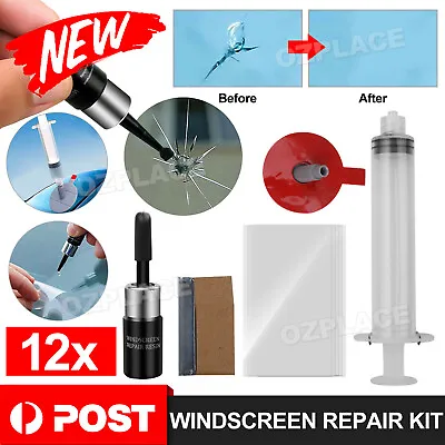 Window Tool Chip Resin Crack Remove Glass Recovery Car Windscreen Repair Kit • $7.85