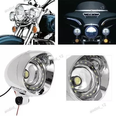Motorcycle Spot Light Fog Lamp For Harley-Davidson	Street Glide V-Rod Softail US • $22.73