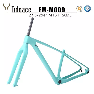 Cycling 29ER Celeste Carbon Mountain Bike Frame 12*142mm Thru Axle + Fork OEM • $517