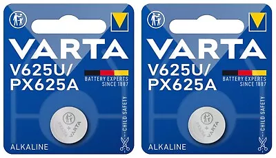 £6.49 • Buy 2 X VARTA Alkaline LR9 V625U/PX625A Battery 1.5V  Car Alarm Key Fob EXP 09/2025