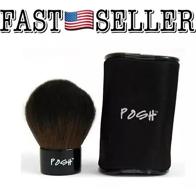 Upstage Posh Kabuki Brush W/ Case Natural Hair Foundation Powder Blush Brush • $9.32