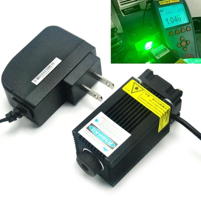 $275.42 • Buy 520nm 1000mW Bright Dot 1W Green Laser Module For Engraving Carve 12V Adapter