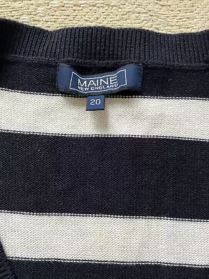 Maine Nautical Cotton Jumper 20 • £4.99