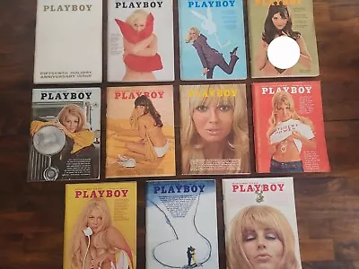1969 PB Vintage Adult Magazines - Lot Of 11 Issues W/ Centerfolds • $39.99
