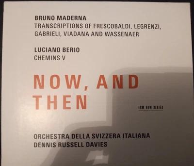 £3 • Buy Now, And Then: Bruno Maderna, Luciano Berio (2017) Cd ECM New Series 