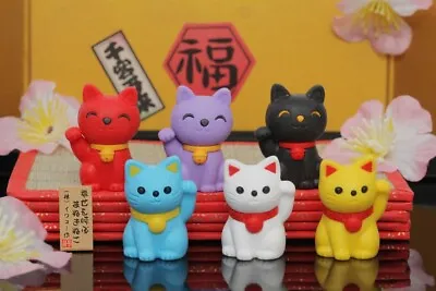 Iwako Japanese Puzzle Eraser - Japanese Maneki Neko Lucky Cat • £1