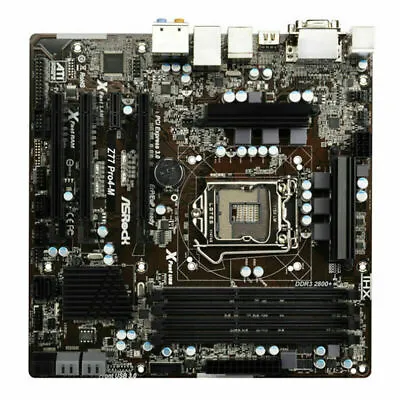 For ASRock Z77 PRO4-M Motherboard LGA1155 DDR3 32G HDMI DVI VGA M-ATX Mainboard • $231.87