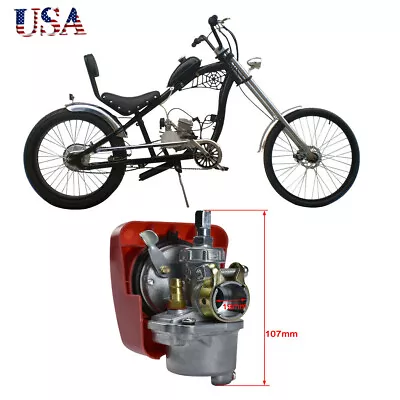 2-Stroke Speed Carburetor Carb 49 50 60 66 80cc Motorized Bicycle Engine Motor • $23.73