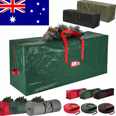 Large Xmas Tree Storage Bag For Christmas Tree Decoration Zip Up Bag XMAS Gift • $15.89