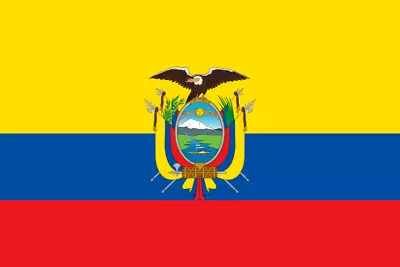 Ecuador Flag 3x5 Ft. Nylon Outdoor  Made In USA  Eder 031272 • $29.99