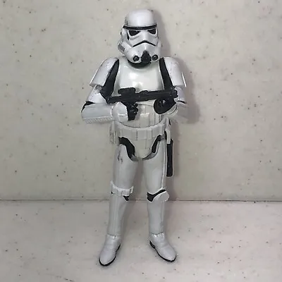 Star Wars 2005 White Storm Trooper Action Figure W/ Gun 3.75  PVC LFL Hasbro HTF • $26.93