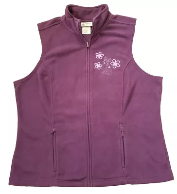 Disney Parks Authentic Original Mickey Mouse Stretch Fleece Vest Women's XL • $15.50