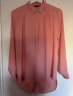 Autograph @ M&S Pink Longline Shirt Ex Condition  • £9.99