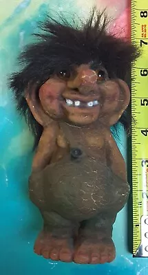 Vintage 1980s Nyform Troll #18 (118) Norway Handmade Figure. Missing Tail..opps! • $19.95