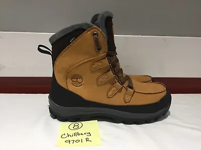 Timberland CHILLBERG Waterproof Size 8 Insulated Leather Boots TB09701R Wheat • $49.99