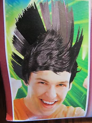 $15.49 • Buy 5 Inch High Black Mohawk Costume Fun Fashion Wig 
