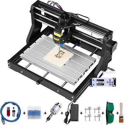 VEVOR 2.5W 3018 Pro CNC Router Laser 3 Axis GRBL Control Laser Engraver Machine • $259.99