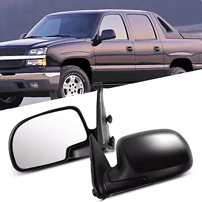 For 1999-2006 Chevrolet Silverado 1500 Left+Right Side View Door Mirrors Manual • $40.95