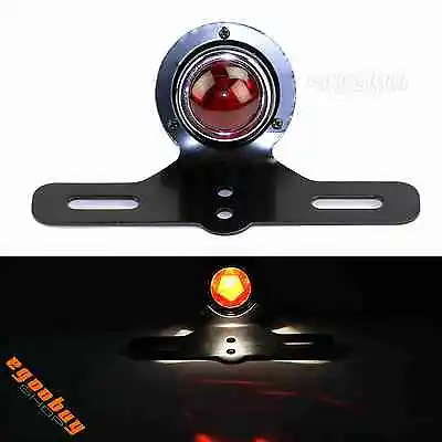 Motorcycle Rear Brake Tail Light For Harley Old School Vintage Cafe Racer Bobber • $19.14