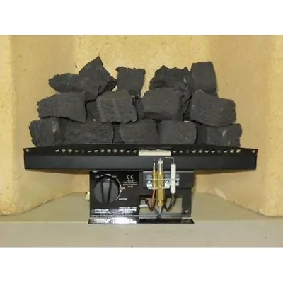 LPG Gas Fire 16  Living Flame T3 TAPERED Inset Tray Coal Or Logs Contempary Gas • £163.86