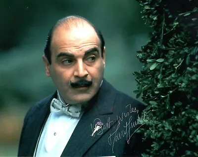 David Suchet  Signed 10 By 8 Inches Genuine Signature Photo Poirot • £42