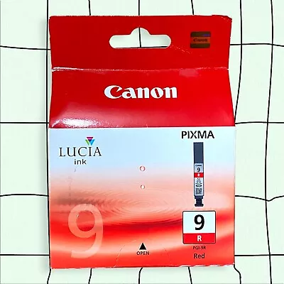 Genuine Canon Pixma PGI-9R Red Ink For PIXMA Pro9500 Pro 9500 Sealed • £17.49