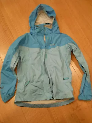 Girl's Marmot Precip Rain Jacket Youth  Blue Hooded LG • $15.99