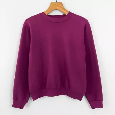Vintage Russell Crewneck Sweatshirt Wine Purple Size Small • $29.99