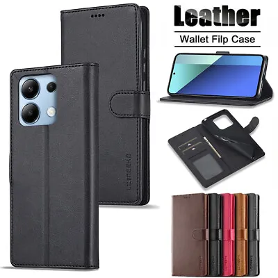 Case For Xiaomi Redmi 12C 13C Note 13 12 Pro Plus 5G Flip Wallet Leather Cover • $18.23