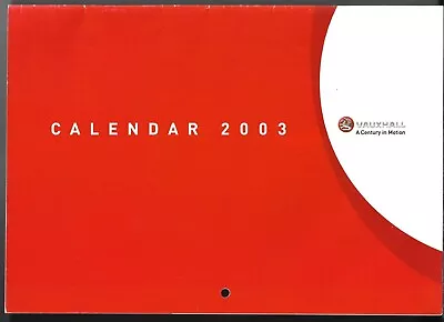 Vauxhall Calendar 2003 Corsa Astra Zafira Vectra Signum VX220 Frontera Hy Wire • $16.18