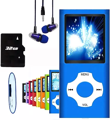 MP3 Player / MP4 Player Hotechs MP3 Music Player With 32GB Memory SD Card Slim  • $29.99