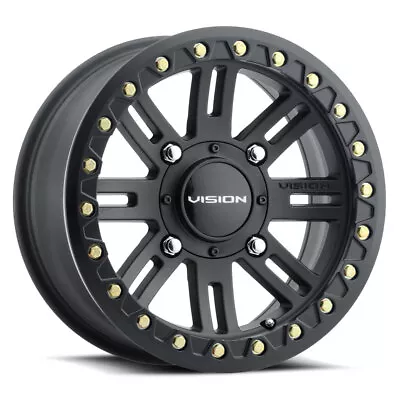 Vision ATV 356 Manx2 Beadlock 15x7 4x156 13 Black Wheels(4) 131.1 15  Inch Rims • $932