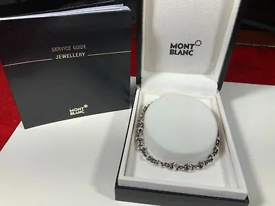 Montblanc Jewelery Sterling Silver Bracelet Alcon Line 10254 • $350