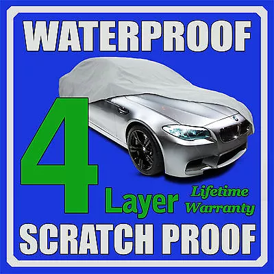 $50.95 • Buy 4 Layer Car Cover Breathable Waterproof Layers Outdoor Indoor Soft Lining Fok