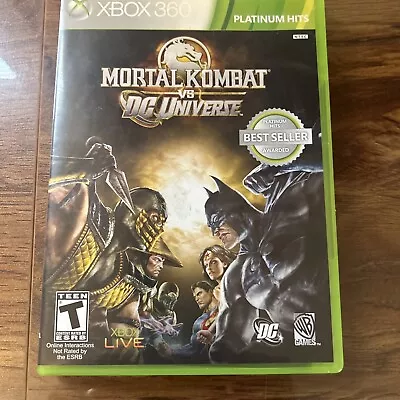 Mortal Kombat Vs. DC Universe Video Game (Xbox 360 2008) Complete Used • $16