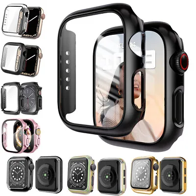 $8.89 • Buy For Apple Watch IWatch 8 SE 7 6 5 4 Case Cover 40/44/41/45/49mm Screen Protector