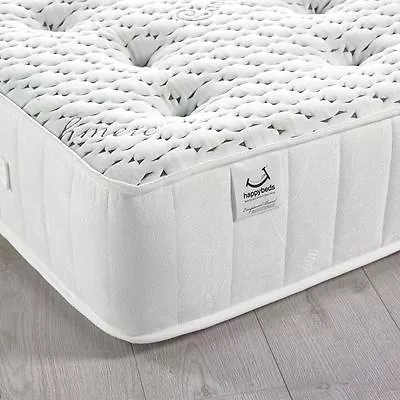 Pocket Sprung Mattress Cashmere Memory Foam Medium Tufted Mattress - 6 UK Sizes • £359.99