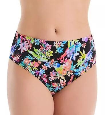 ELOMI Multi Electroflower Brief Swim Bottom US 22 UK 26 NWOT • $18.55