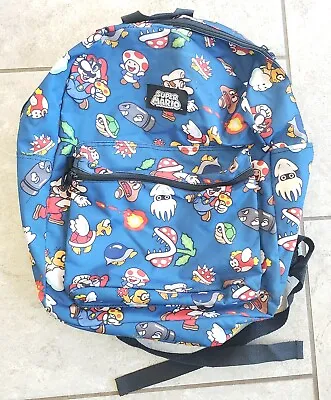 Official Nintendo Super Mario Bros Backpack School Bag 16  • $13.32